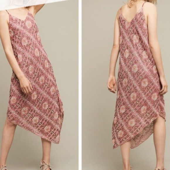 Anthropologie Dresses & Skirts - Anthropologie Lilou Beaded Slip Dress by Floreat